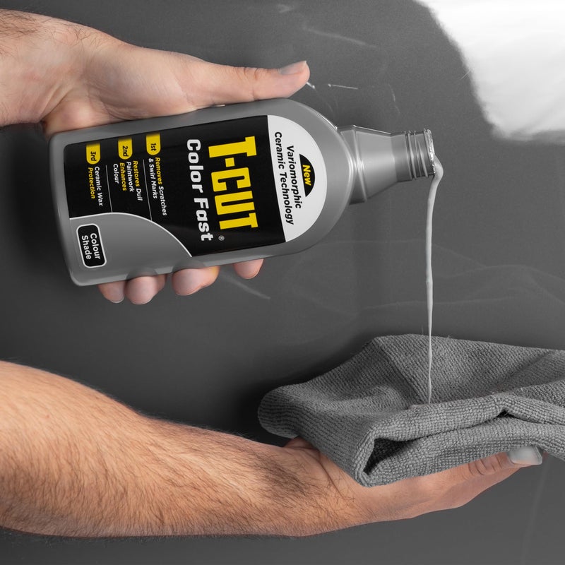 T-Cut Dark Silver Scratch Remover Color Fast Paintwork Restorer Car Polish, 13 Colors Available, 17 Fl Oz - Image 2